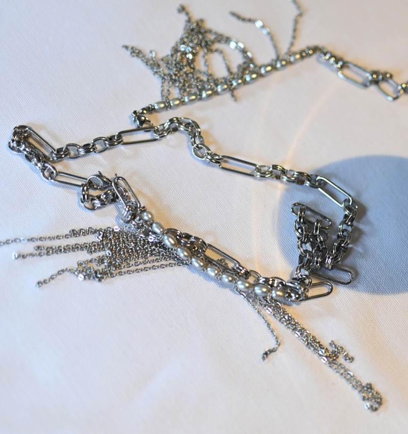 Convertible Multi-Way Necklace - Rainy Day - Image 5