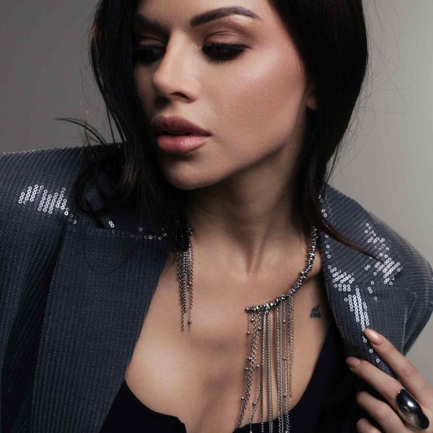 Asymmetric Chain Tassel Necklace