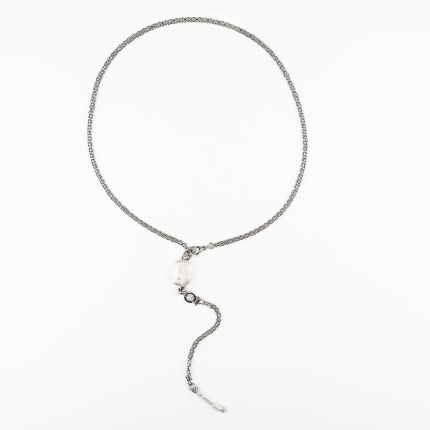 Pearl Y Drop Necklace - It's Pearl Time