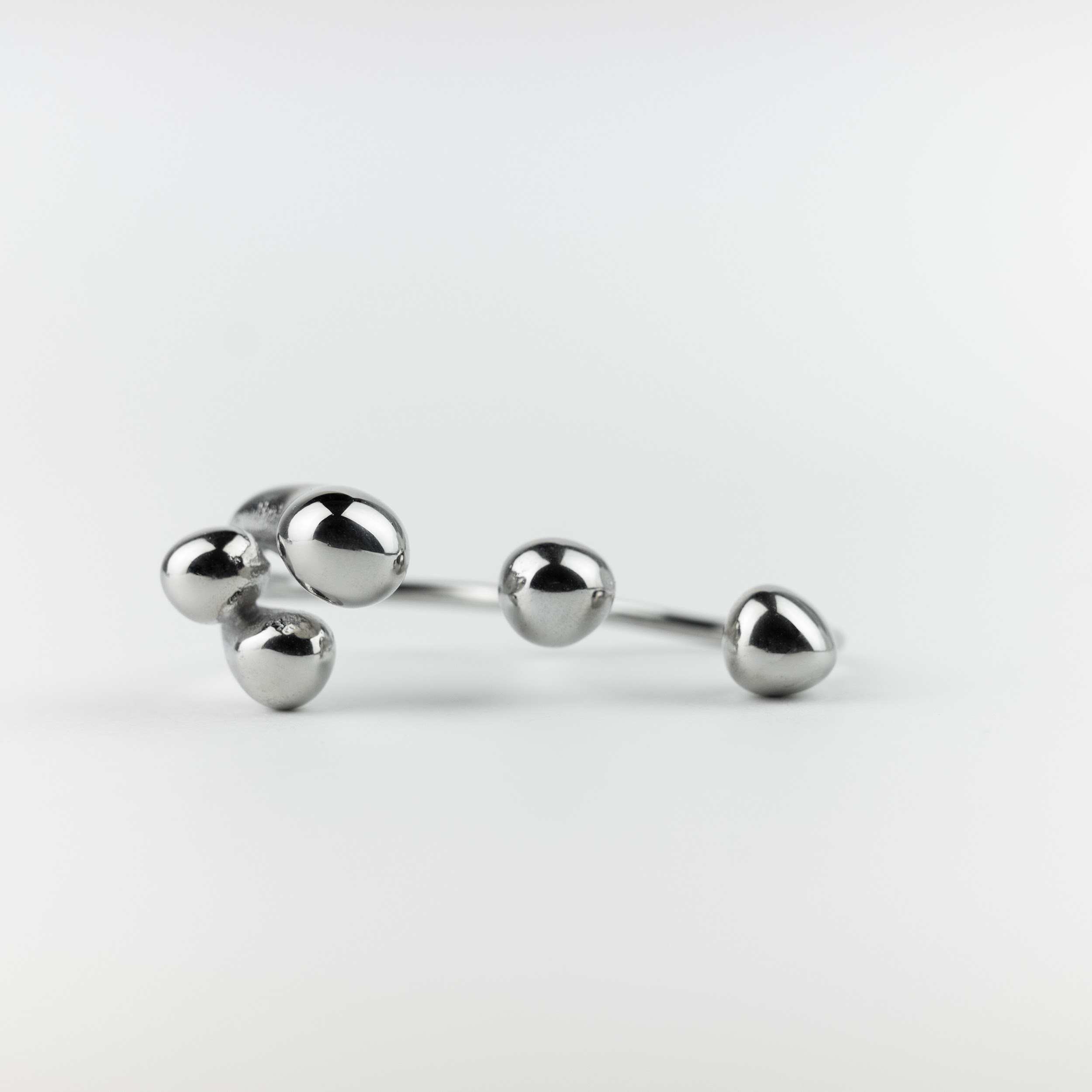 Double Finger Ring - Raindrops - Image 2