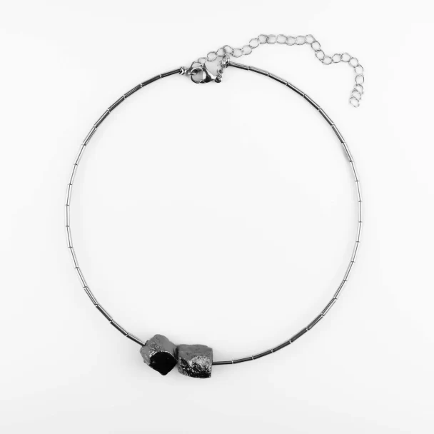 Raw Stone Choker - Double Love