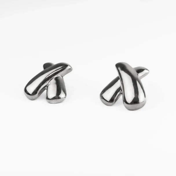 Intertwine Silver Stud Earrings - Just Me