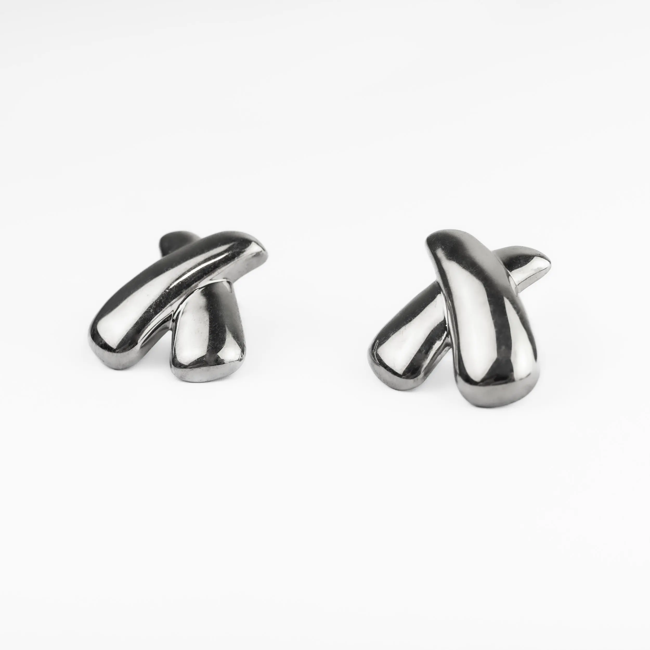 Intertwine Silver Stud Earrings - Just Me