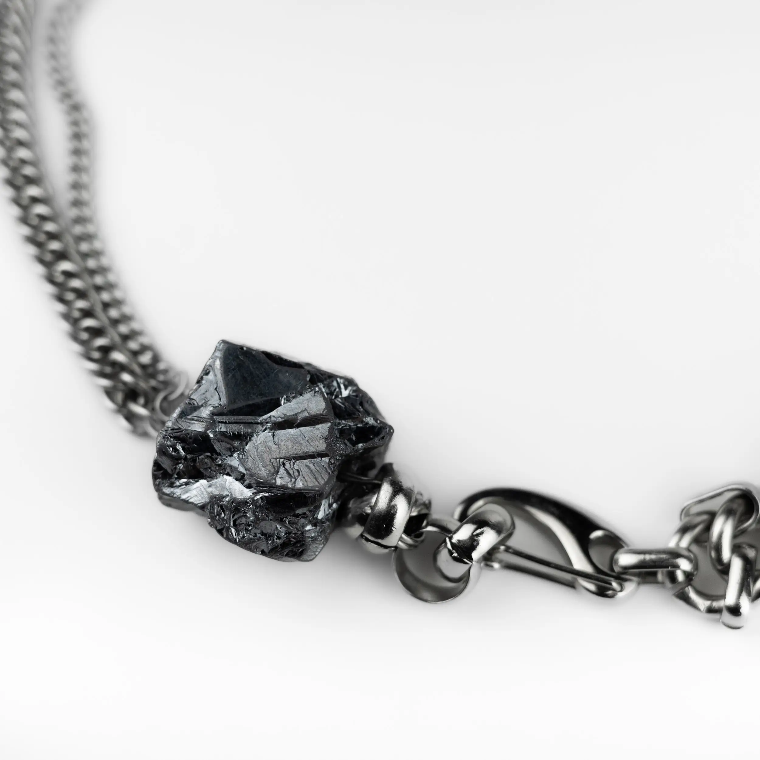 Statement Quartz Necklace - Midnight - Image 4